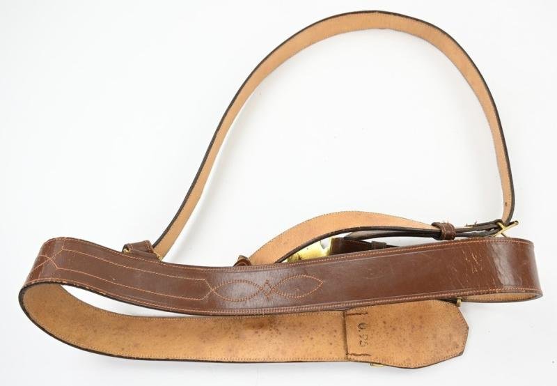 Italian WW2 Fascist Officer's Belt & Buckle — image 3