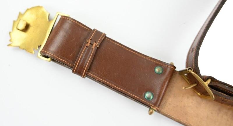 Italian WW2 Fascist Officer's Belt & Buckle — image 5