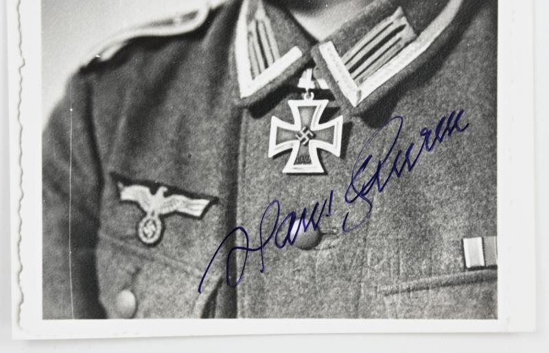 Signature of Wehrmacht Heer KC Recipient 'Hans Sturm' — image 2