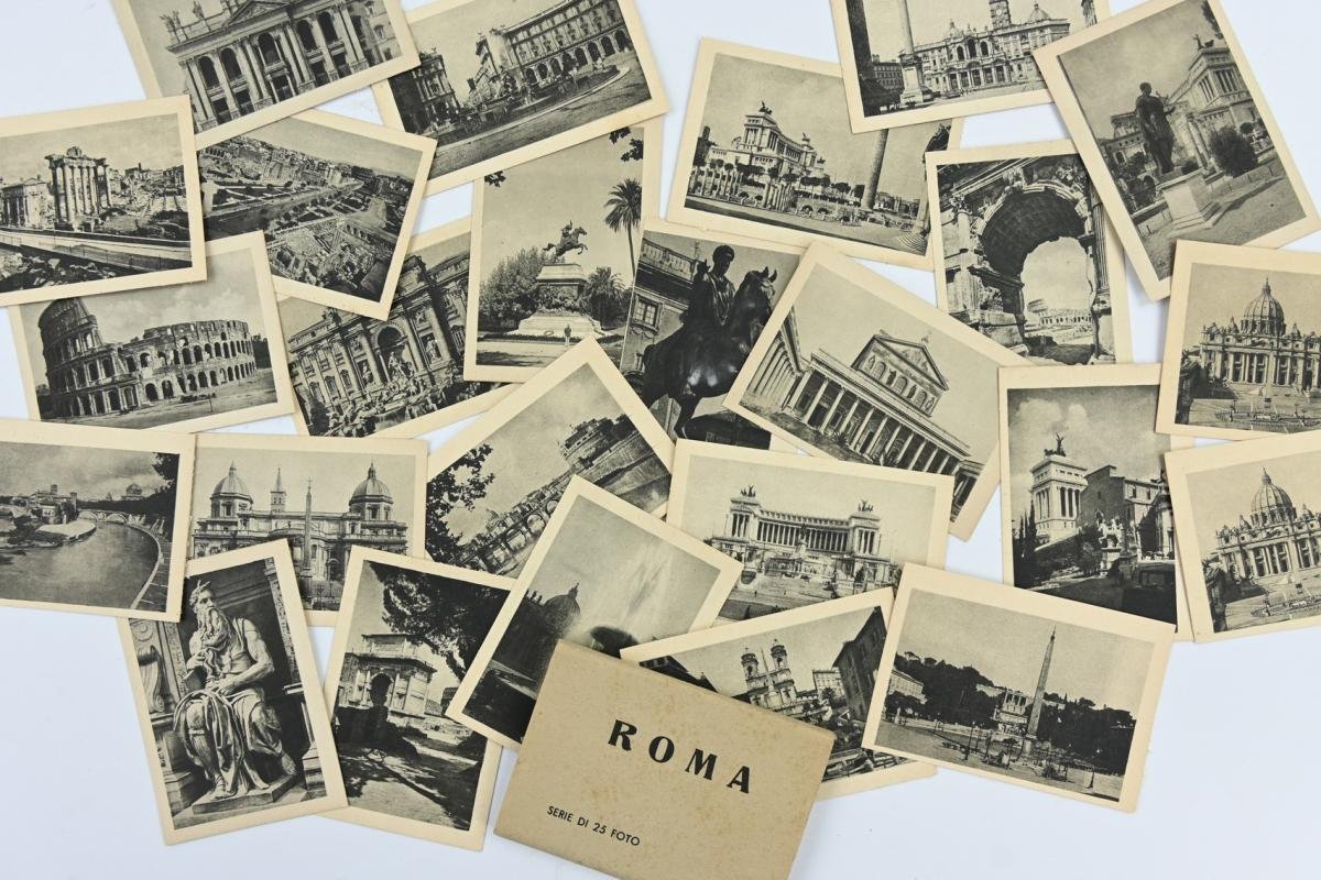 Italian WW2 Rome City Postcards Set — image 5