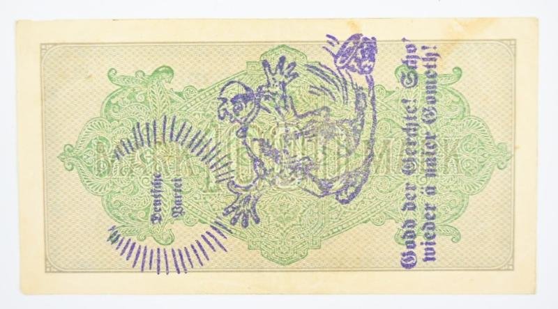 German Third Reich era reprinted banknote — image 2