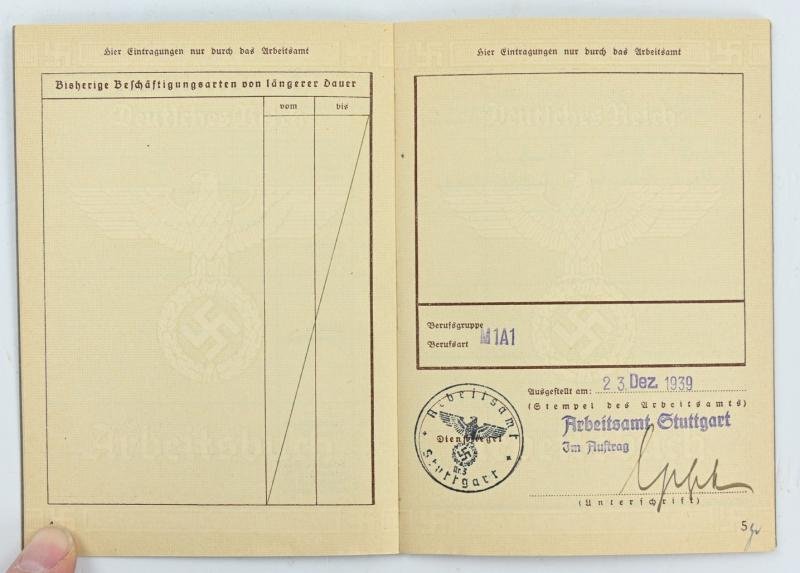 German Third Reich Workerspass — image 4