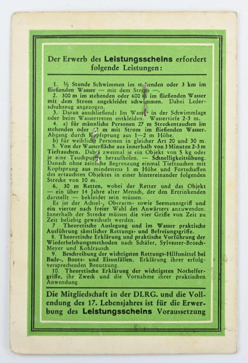 German DRLG Memberpass / Certificate — image 4