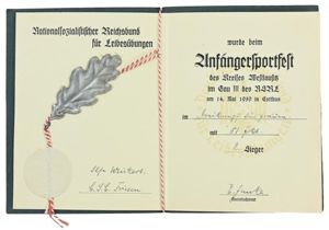 German NSRL Sports Certificate