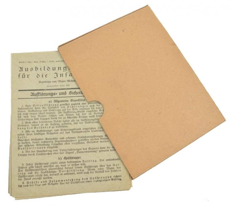 German WH Infantry Training Instruction Cards — image 3