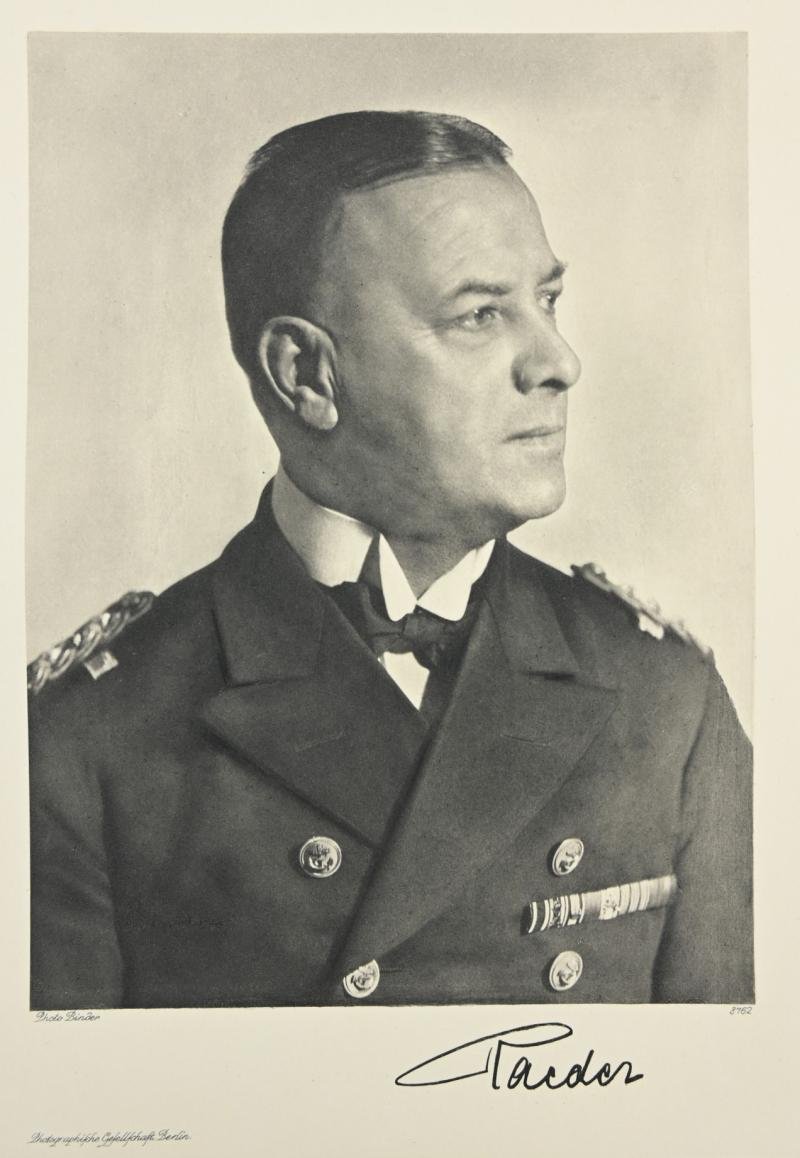 German Third Reich Litho 'Erich Raeder' — image 2