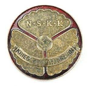 German NSKK Female Truck Driver Broche