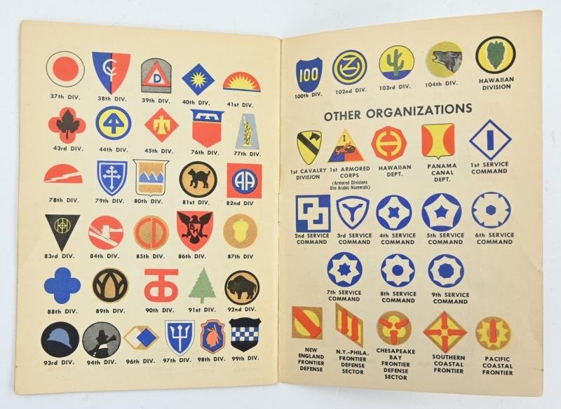 US WW2 US Army Navy Marine Corps Insignia Pocket Booklet — image 6