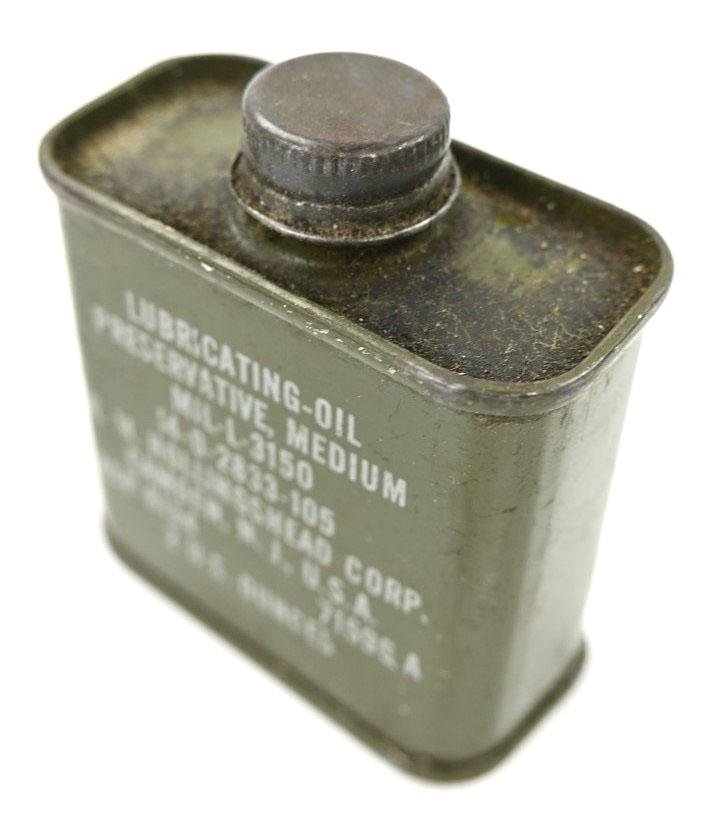 US WW2 Lubricating Oil Bottle — image 3