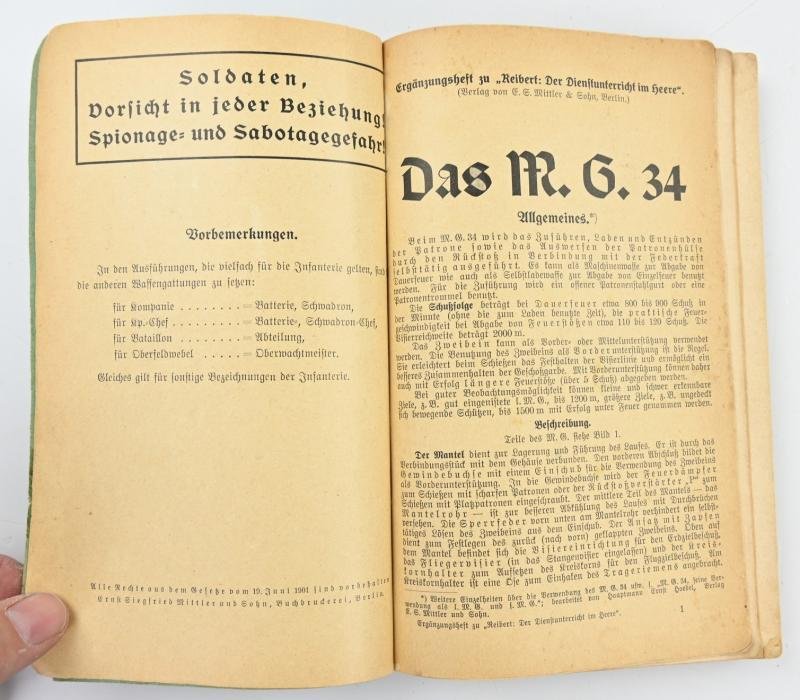 German WH Handbook 'Reibert' — image 3