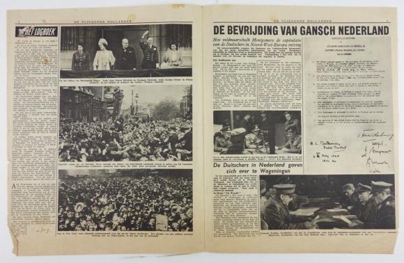 Allied/Dutch Flyer “De Vliegende Hollander” 10 May 1945 Last Edition — image 2