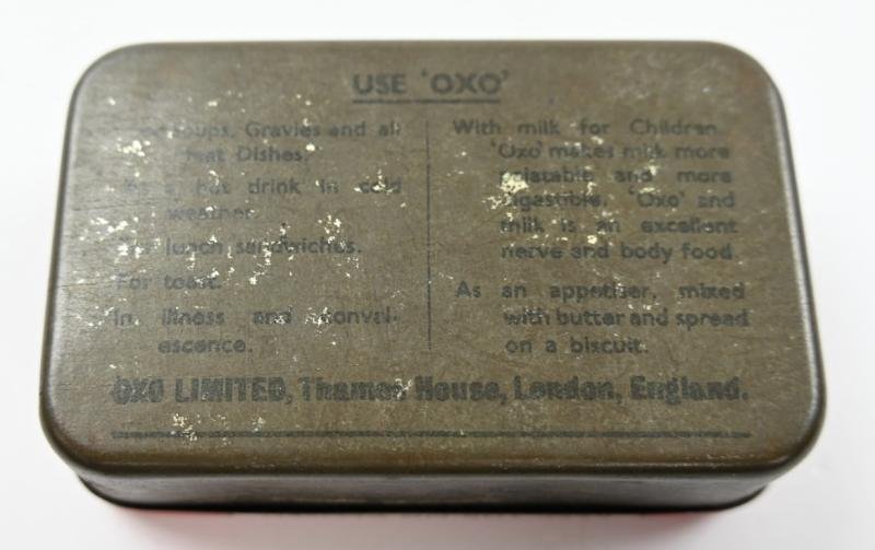 British WW2 Oxo Cubes Tin Can — image 4