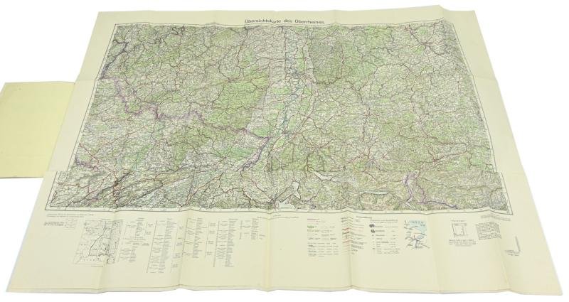 German Third Reich Era Roadmap 'Oberrheines' — image 3