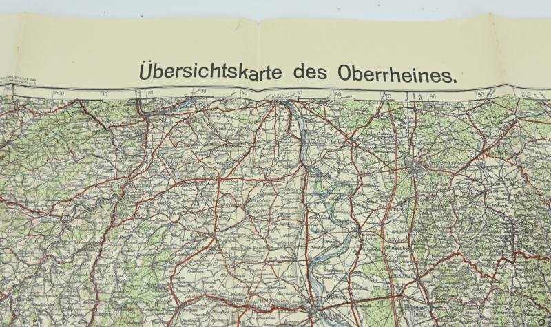 German Third Reich Era Roadmap 'Oberrheines' — image 4