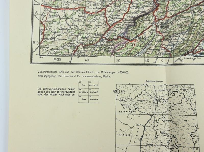 German Third Reich Era Roadmap 'Oberrheines' — image 5