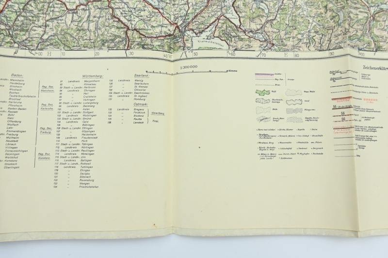 German Third Reich Era Roadmap 'Oberrheines' — image 6