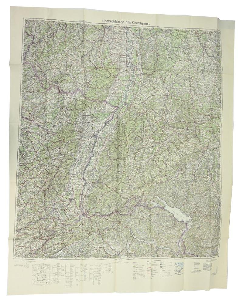 German Third Reich Era Roadmap 'Oberrheines' — image 7