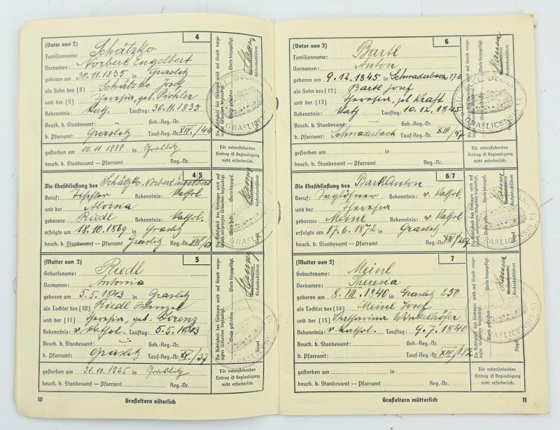 German Third Reich 'Ahnenpass' Ancestral Passport — image 5