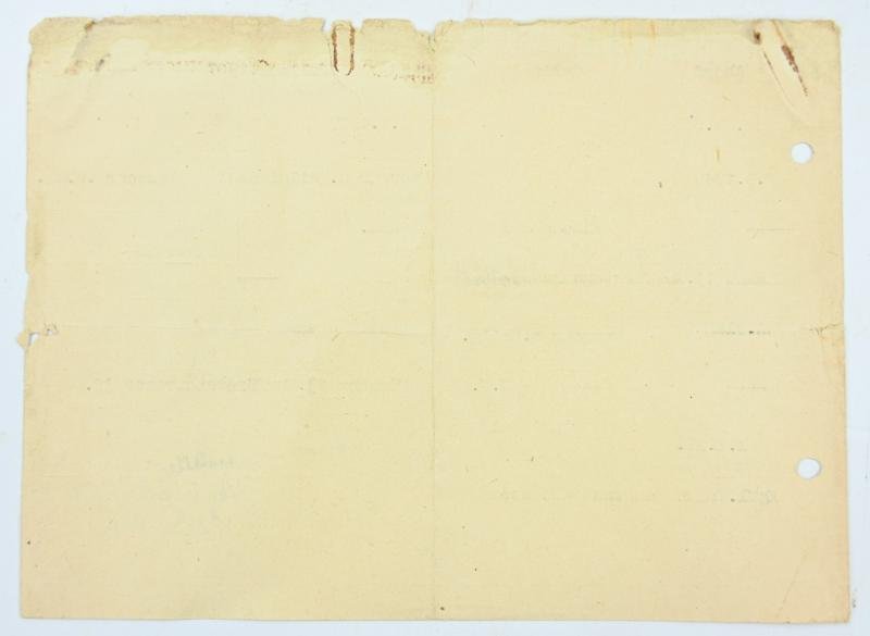 German LW Paratrooper Record 'Tobias Abend' — image 3