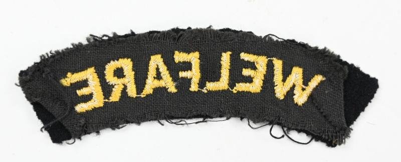 British WW2 'Welfare' Shoulder Title — image 2