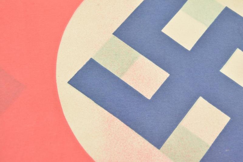 German Third Reich Paper Flag — image 3