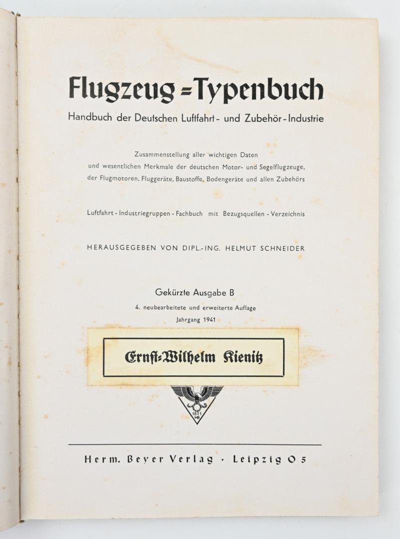 German LW Airplane Book — image 4