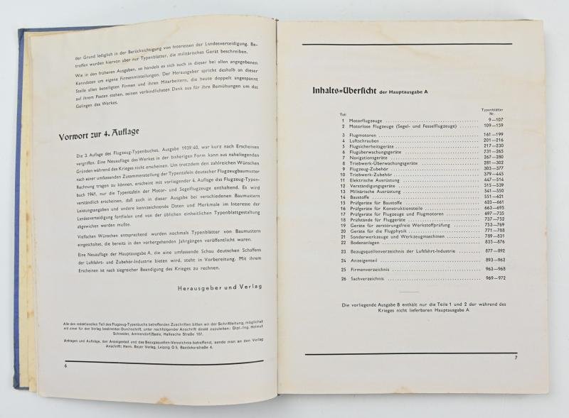 German LW Airplane Book — image 5