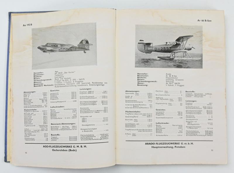 German LW Airplane Book — image 6