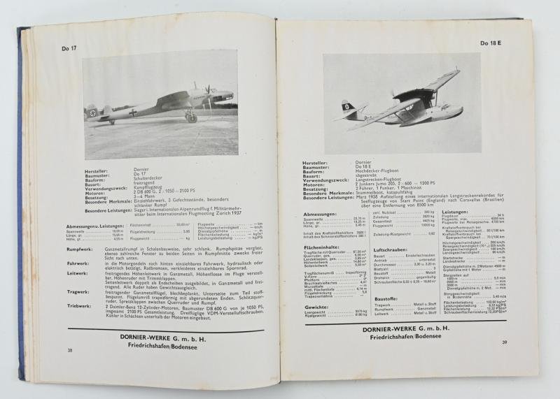 German LW Airplane Book — image 7