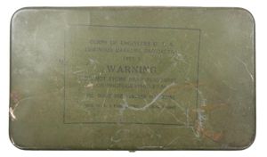 US WW2 Illuminating Disc Stock Case