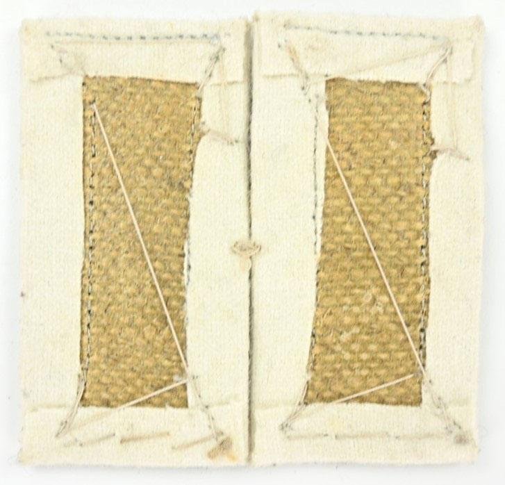 German WH Set of Parade Tunic Cuff Tabs — image 2