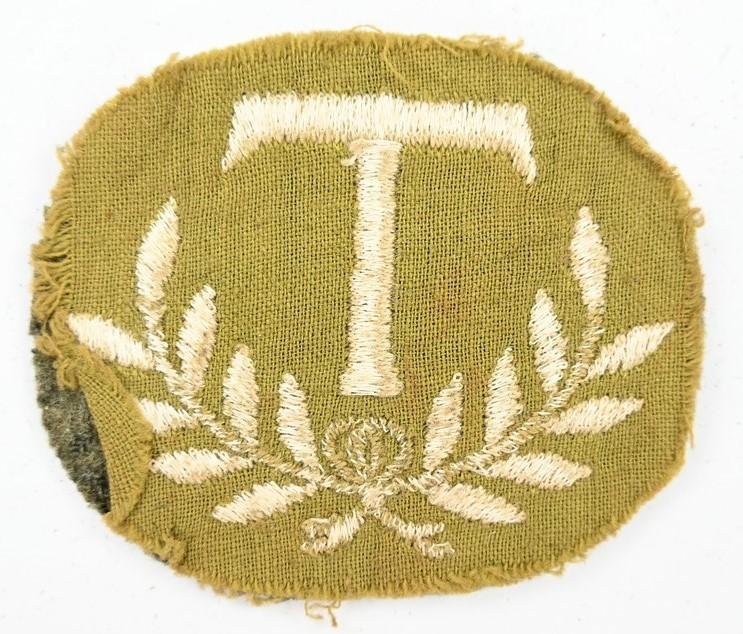 British WW2 Sleeve Trade Badge 'Technician' — image 2