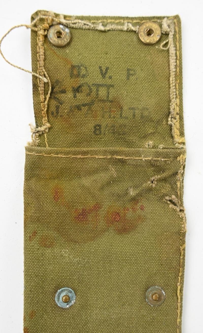 British WW2 Large Mustard Gas Detector Pump Cover — image 2