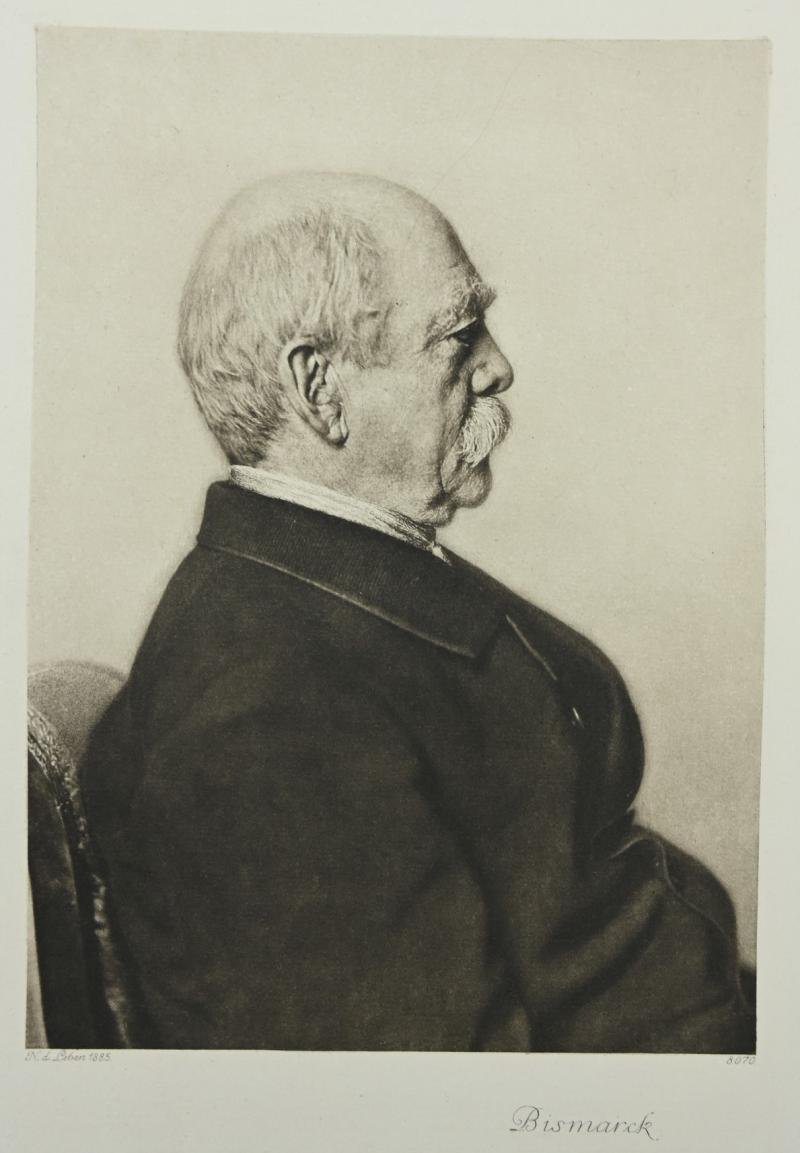 German Litho Otto von Bismarck — image 2