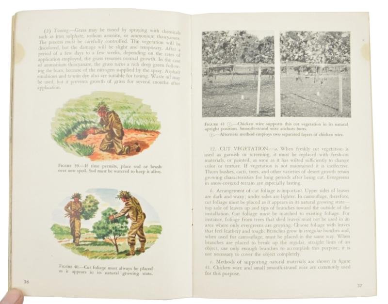 US WW2 Field Manual Basic Camouflage — image 8