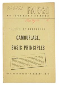 US WW2 Field Manual Basic Camouflage