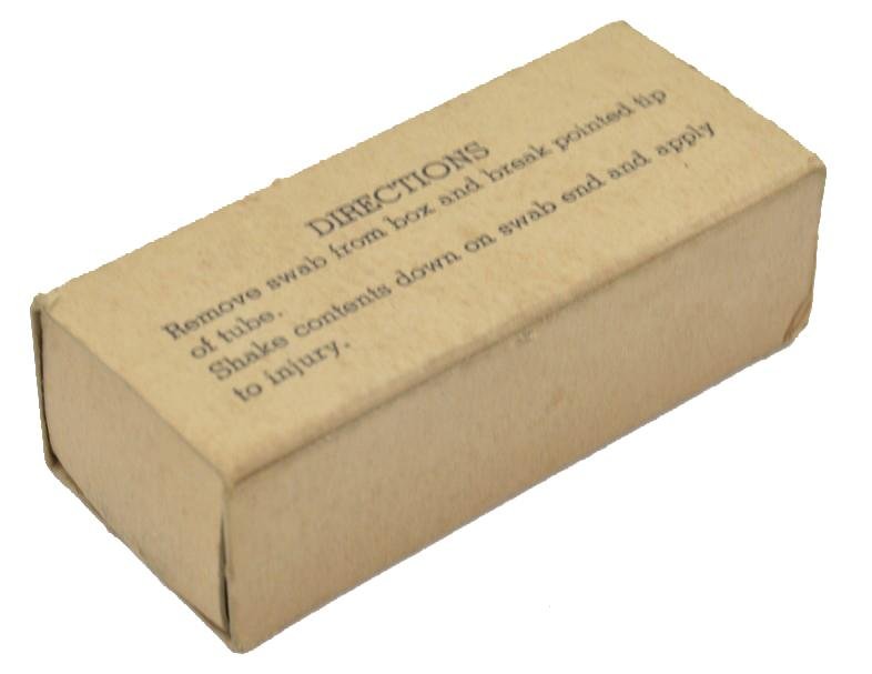 US WW2 Iodine Swabs in box — image 4