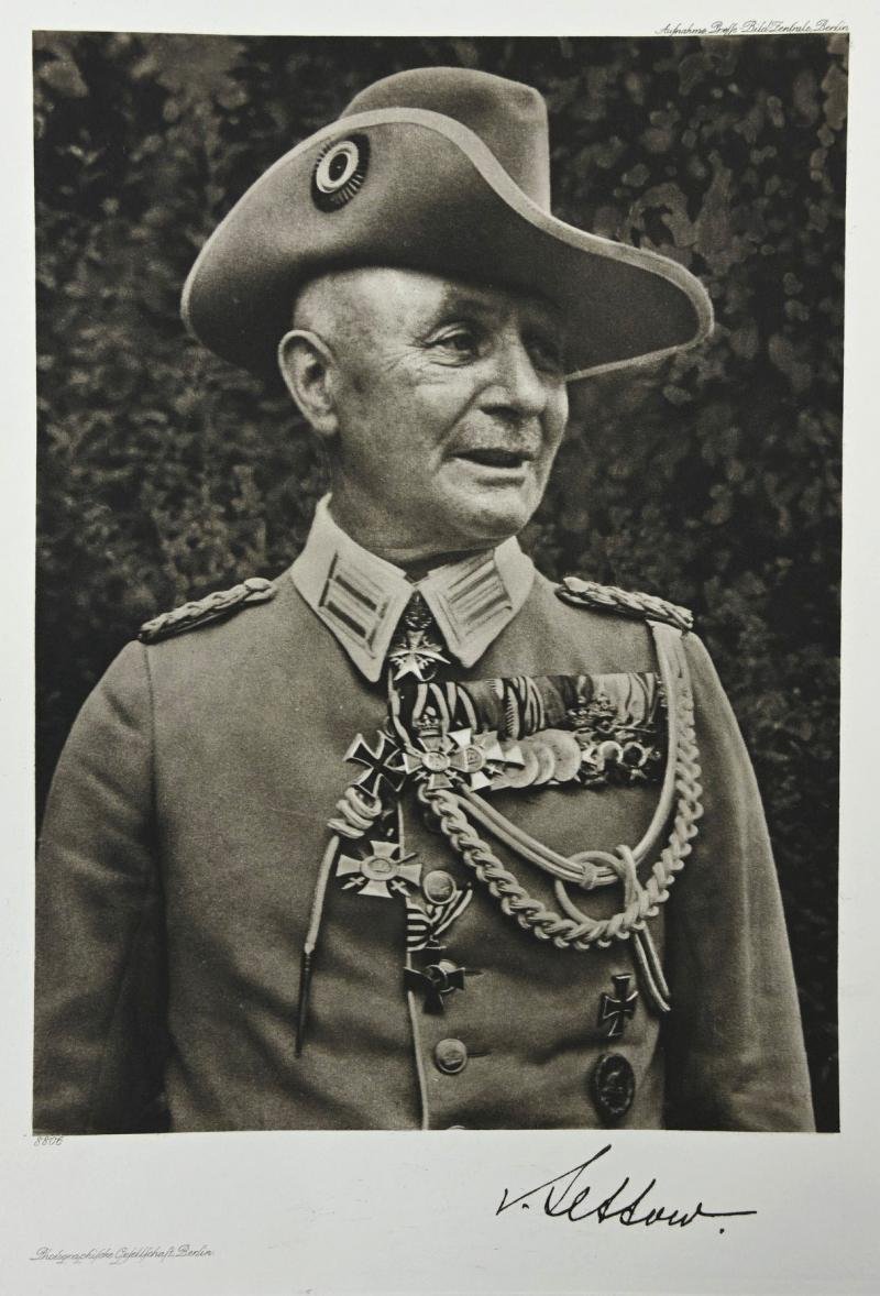 German Third Reich Litho Print of Paul von Lettow-Vorbeck — image 2