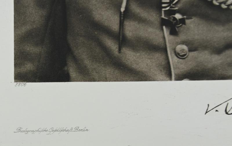 German Third Reich Litho Print of Paul von Lettow-Vorbeck — image 3