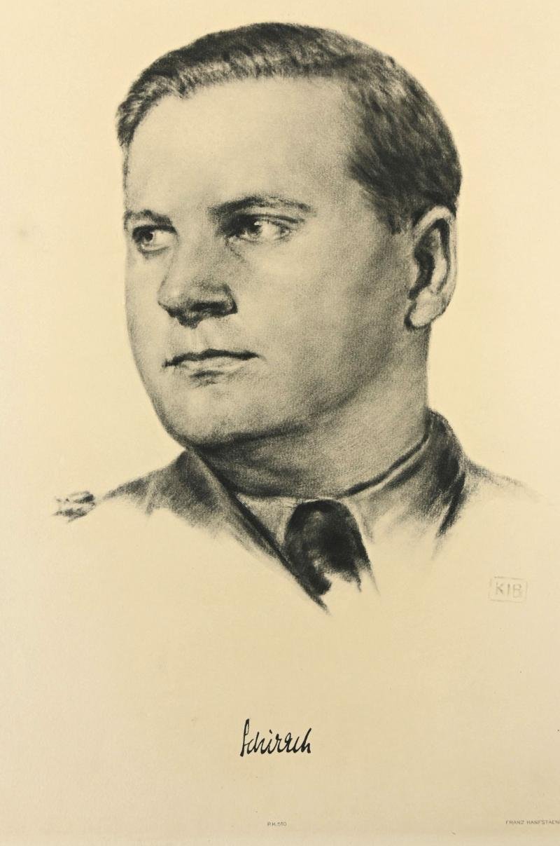 German Portrait Print/Litho of Baldur von Schirach by K.J.Böhringer — image 2