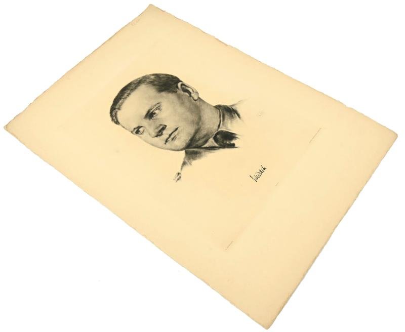 German Portrait Print/Litho of Baldur von Schirach by K.J.Böhringer — image 3