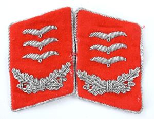 German LW Officers Collar Tabs
