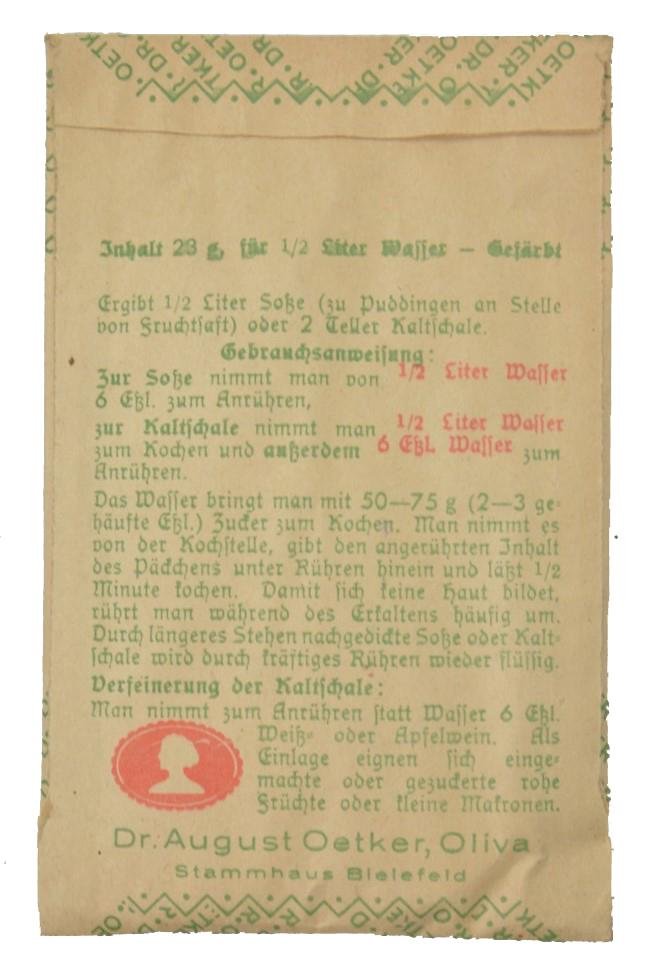 German Third Reich era 'Dr.Oetker' Vanilla Sauce — image 2