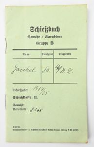 German WH Shooting Booklet