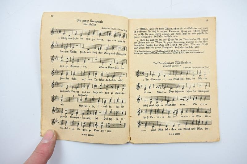 German WH Marching Songs Pocket Book — image 5