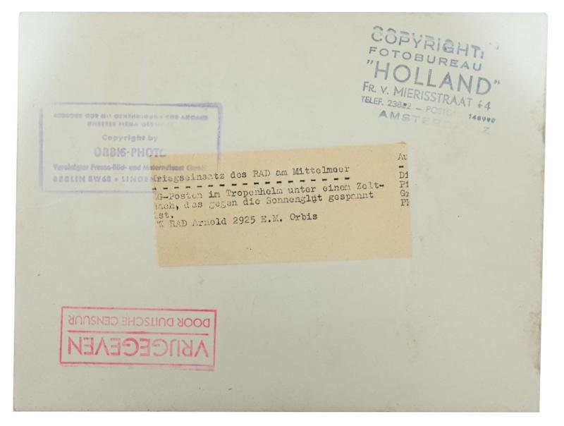 German RAD Press Photo 'Mittelmeer' — image 3