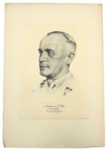 German Third Reich 'Hans von Tschammer Osten' Lithograph by K.J. …