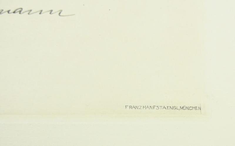 German Portrait Print/Litho of Flying Ace Max Immelmann by K.J.Böhringer — image 4