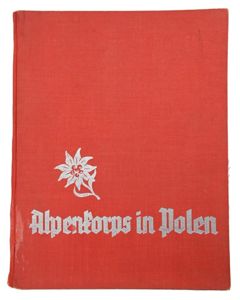 German Book 'Alpenkorps in Polen'