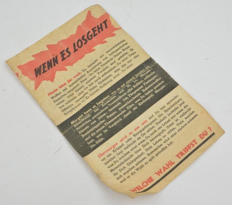 Allied Droppingsflyer 'Wenn es Losgeht' — image 3